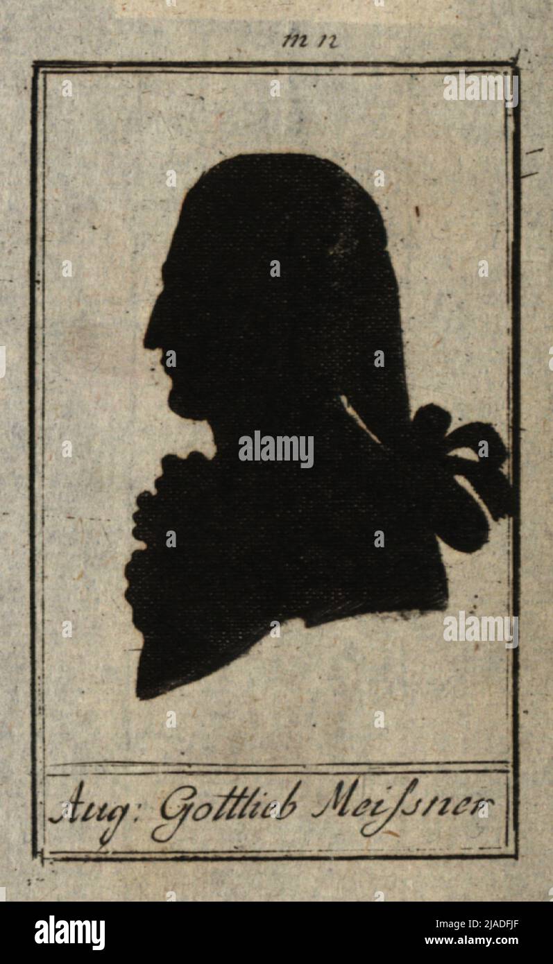 August Gottlieb Meissner (17531807), philosopher. Johann Hieronymus