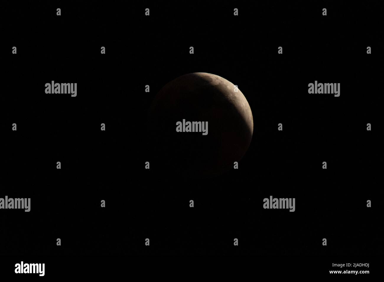 Lunar Eclipse Stock Photo