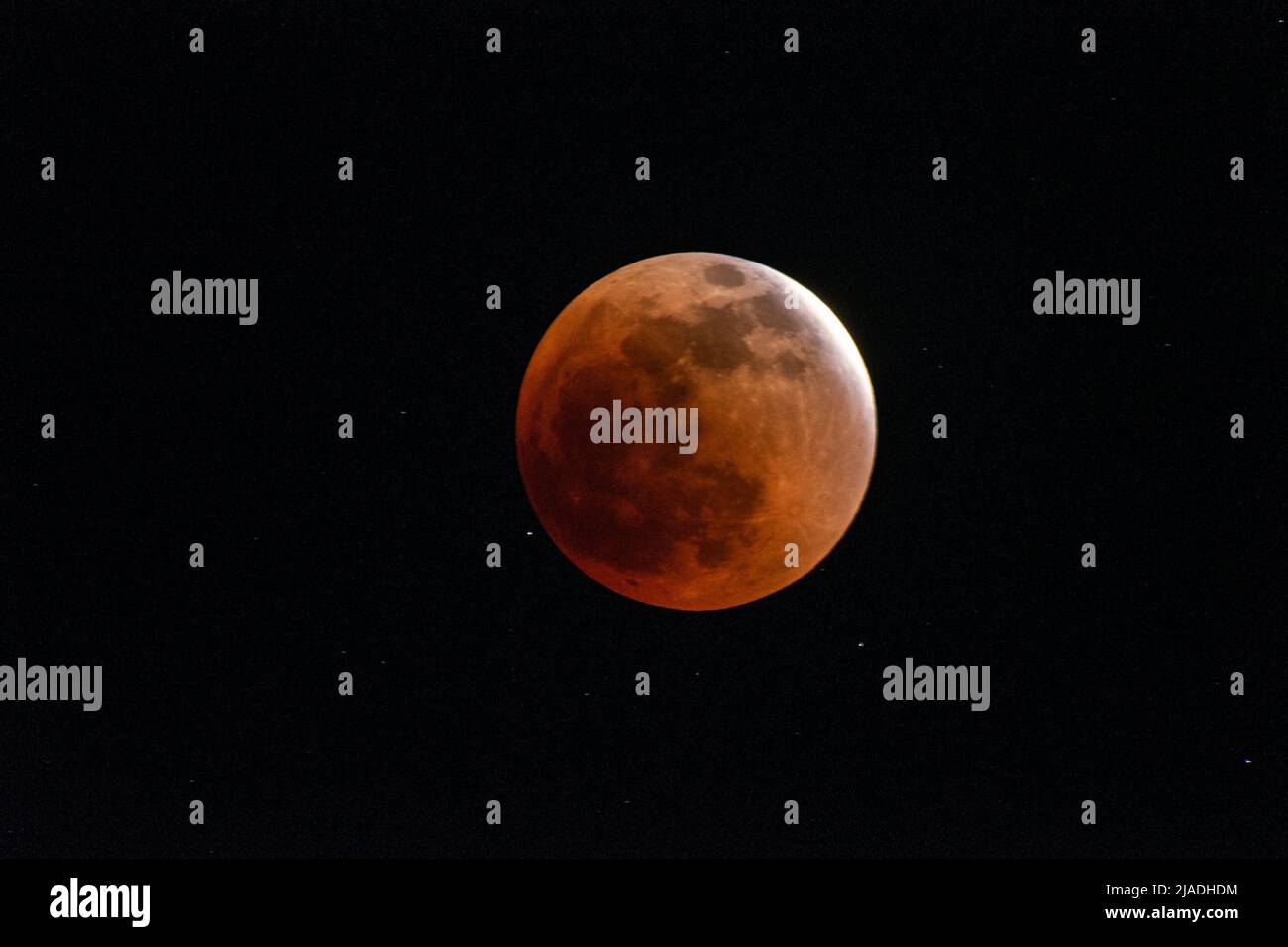 Lunar Eclipse Stock Photo