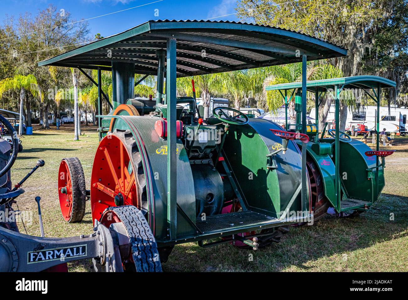 Fort Meade, FL - February 23, 2022: 1926 Rumely Oil Pull Tractor Model ...