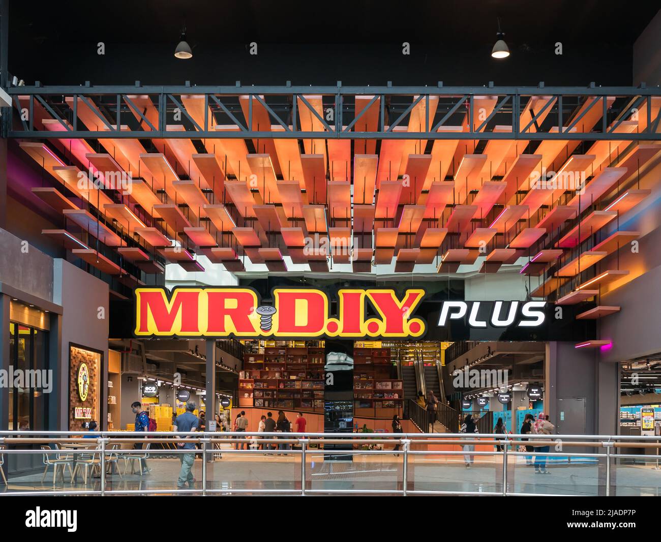 Kuala Lumpur - May 27,2022 : First MR D.I.Y Plus is open in Mid Valley