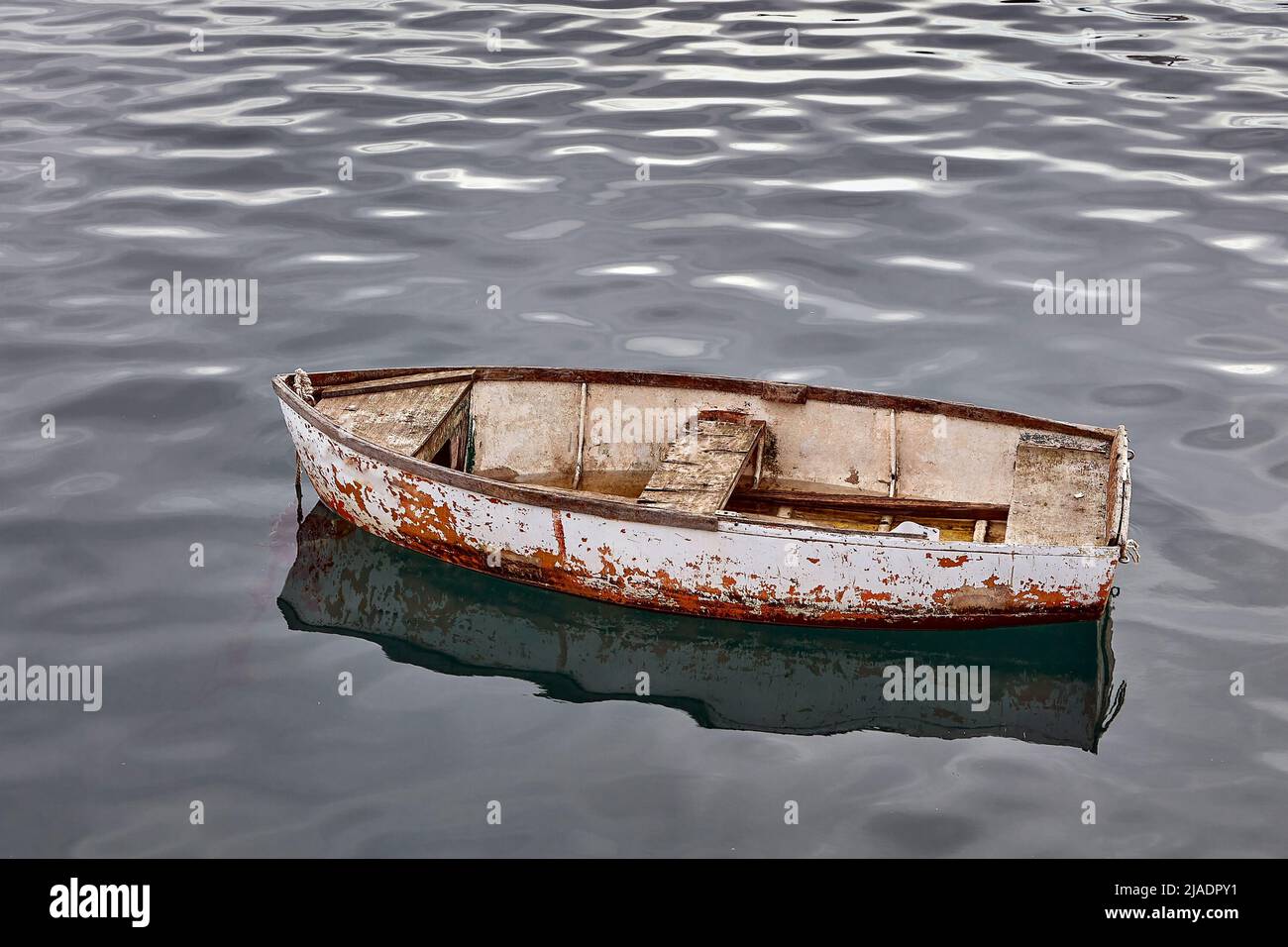 Fishing boat on the sea Stock Photo
