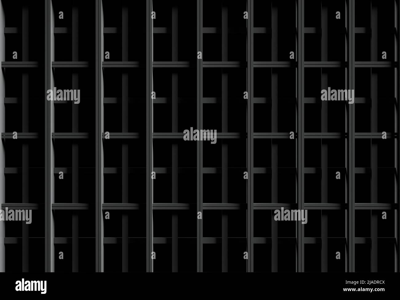 Abstract background pattern, black vertical and horizontal lines, 3d