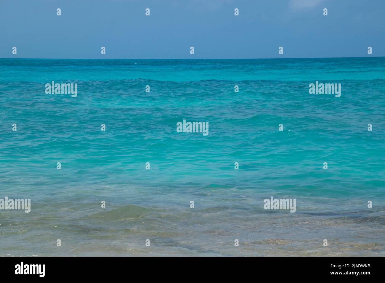 San Andres Island, Colombia, known for its Sea of the Seven Colours Stock Photo