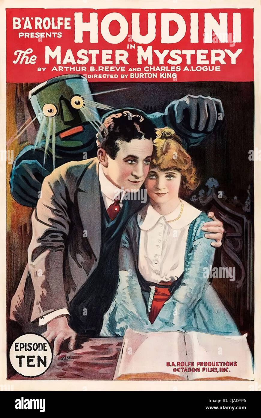 Houdini Master of Mystery Episode Ten Poster Stock Photo