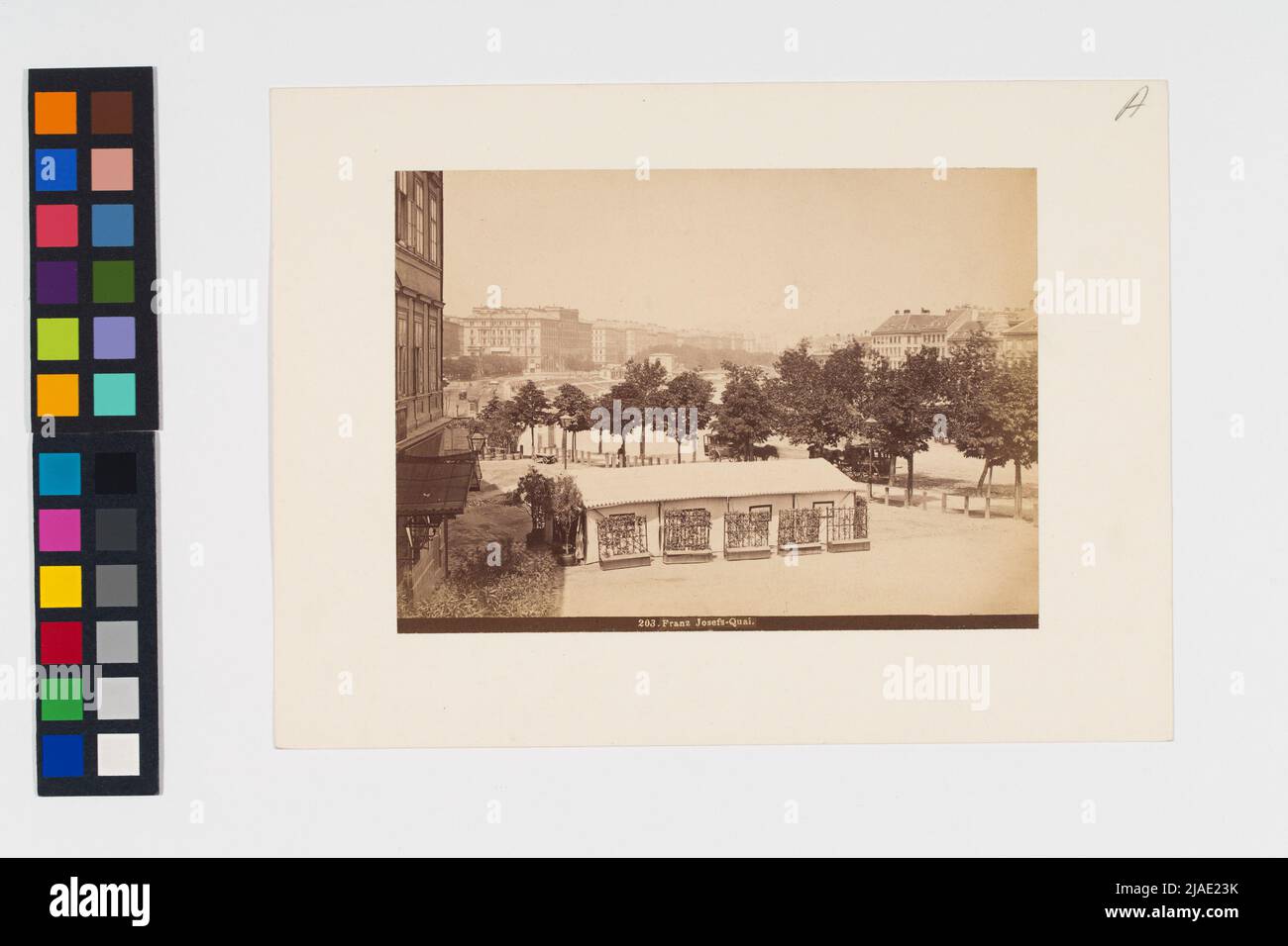 1st, Franz-Josefs-Kai, Allg .. Michael Frankenstein & Comp. (1843-1918), Photo Studio Stock Photo