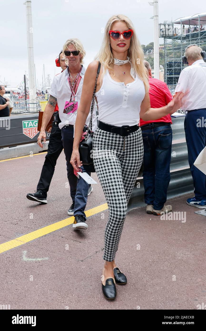 Susan Holmes-McKagan and Duff McKagan are spotted at Grand Prix of Monaco on May 29, 2022 in Principality of Monaco. Photo by Marco Piovanotto/ABACAPRESS.COM Stock Photo