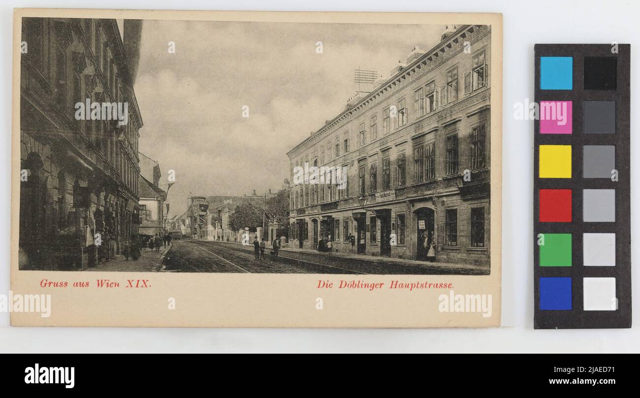 19., Döblinger Hauptstraße - General, Postcard. Unknown Stock Photo