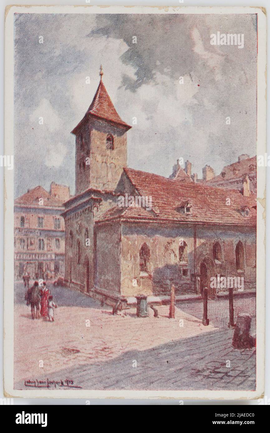 Vienna, I., Ruprechtskirche. After: Ludwig Hans Fischer (1848-1915), Drawer, Pantophot, Vienne (P. V.), Producer Stock Photo
