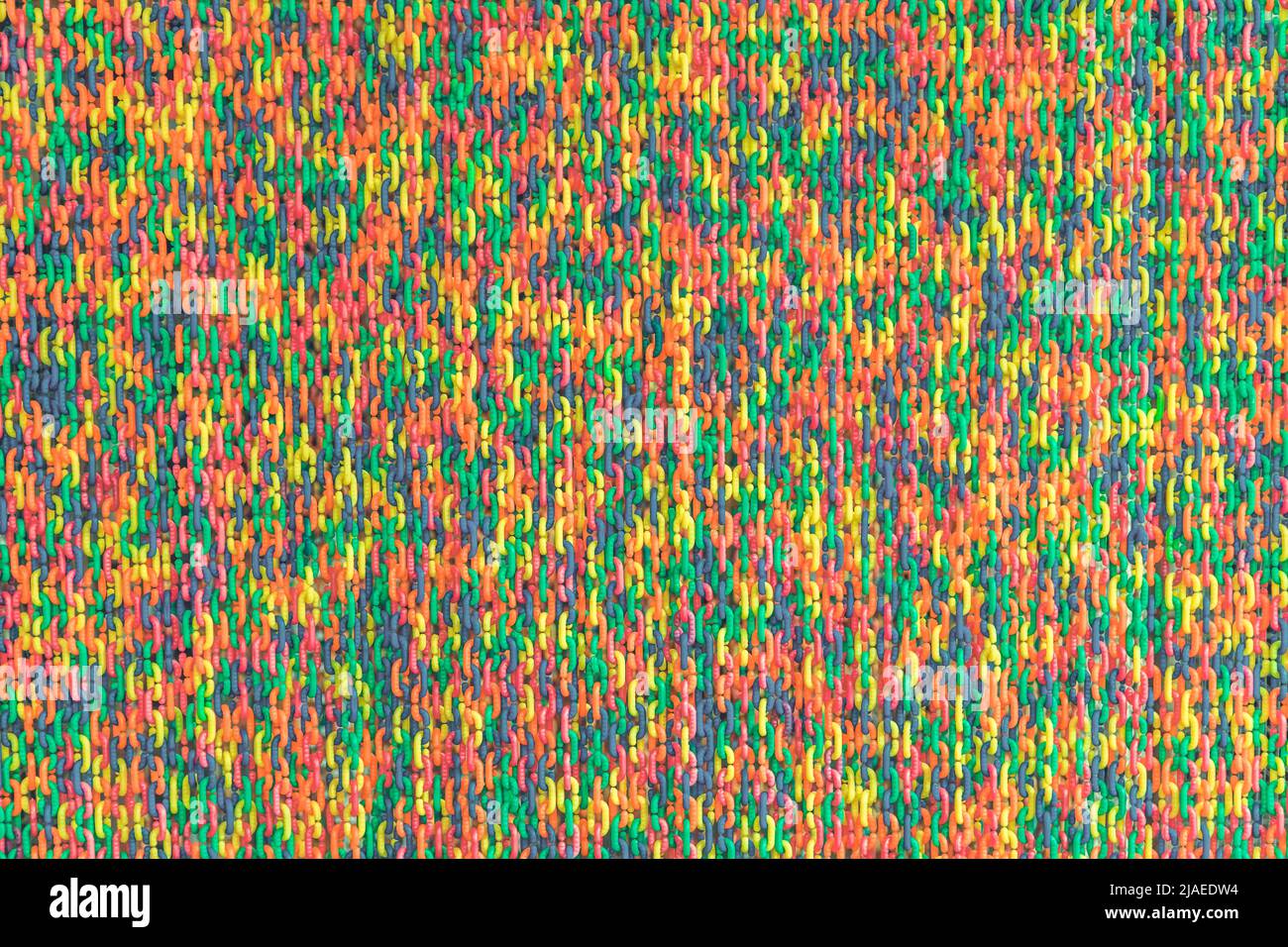 Colorful plastic chain background Stock Photo - Alamy
