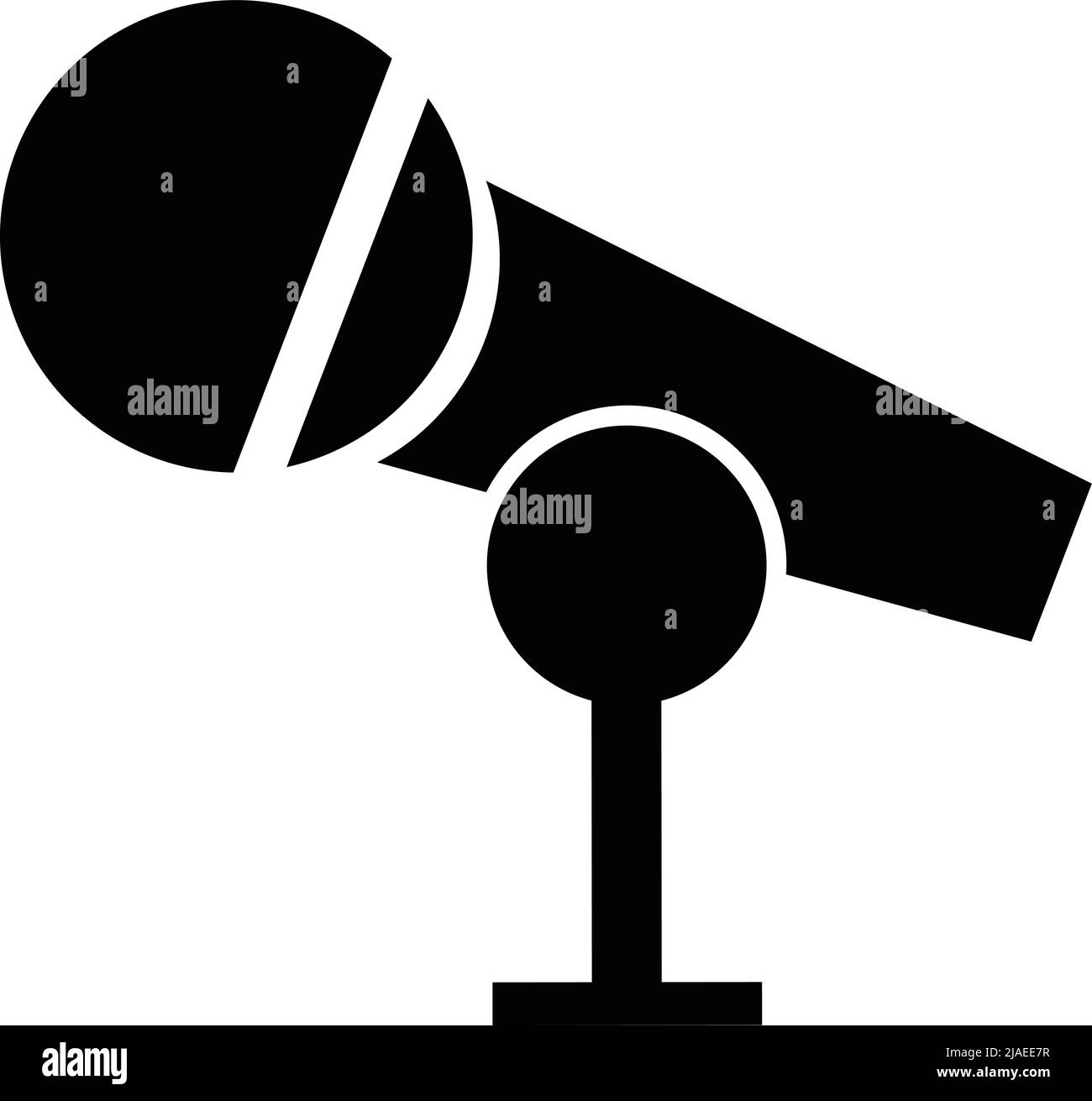 Microphone stand and microphone vector icon. Editable vector Stock