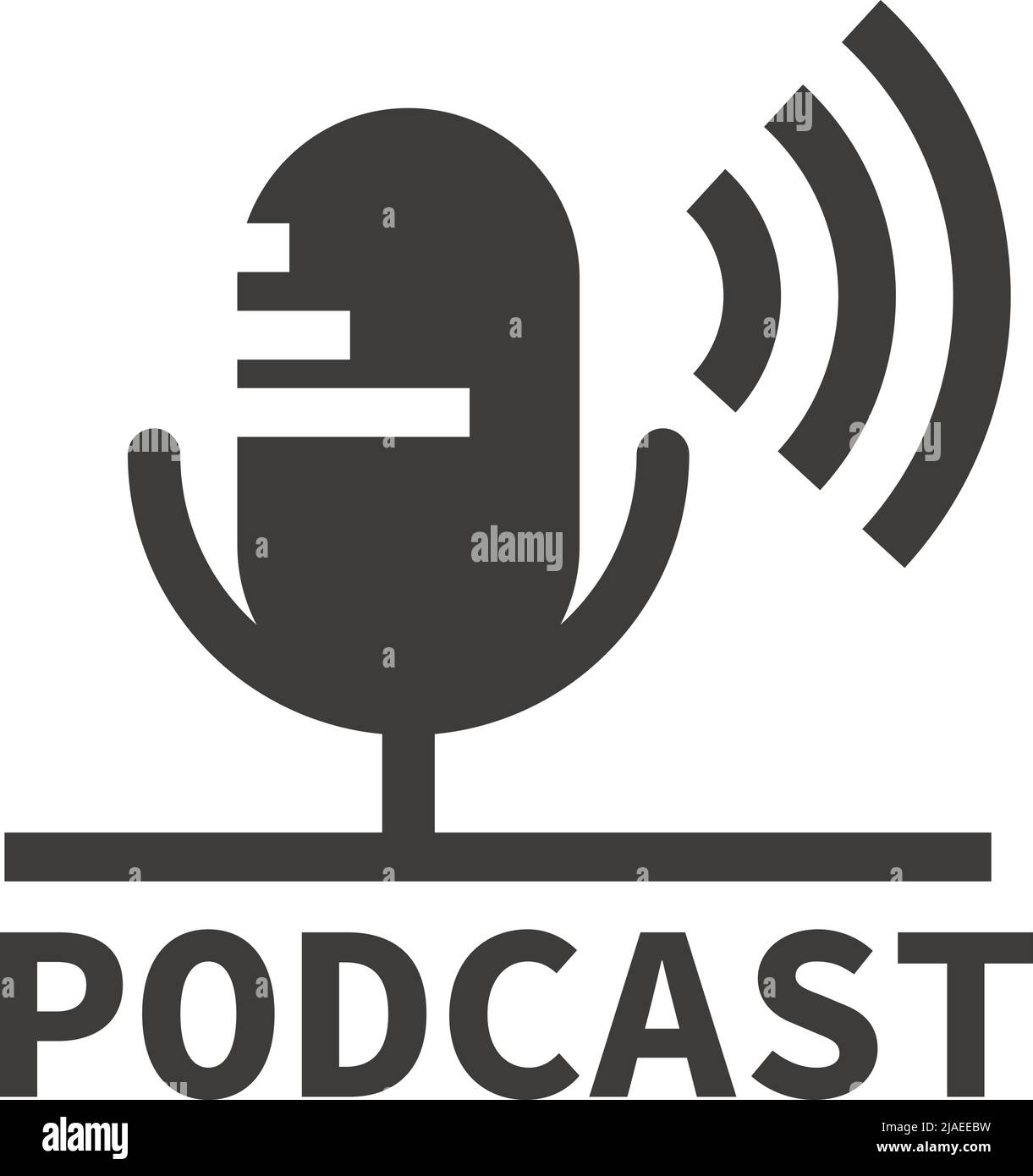 Microphone stand and microphone icon. Singer, vector about musical