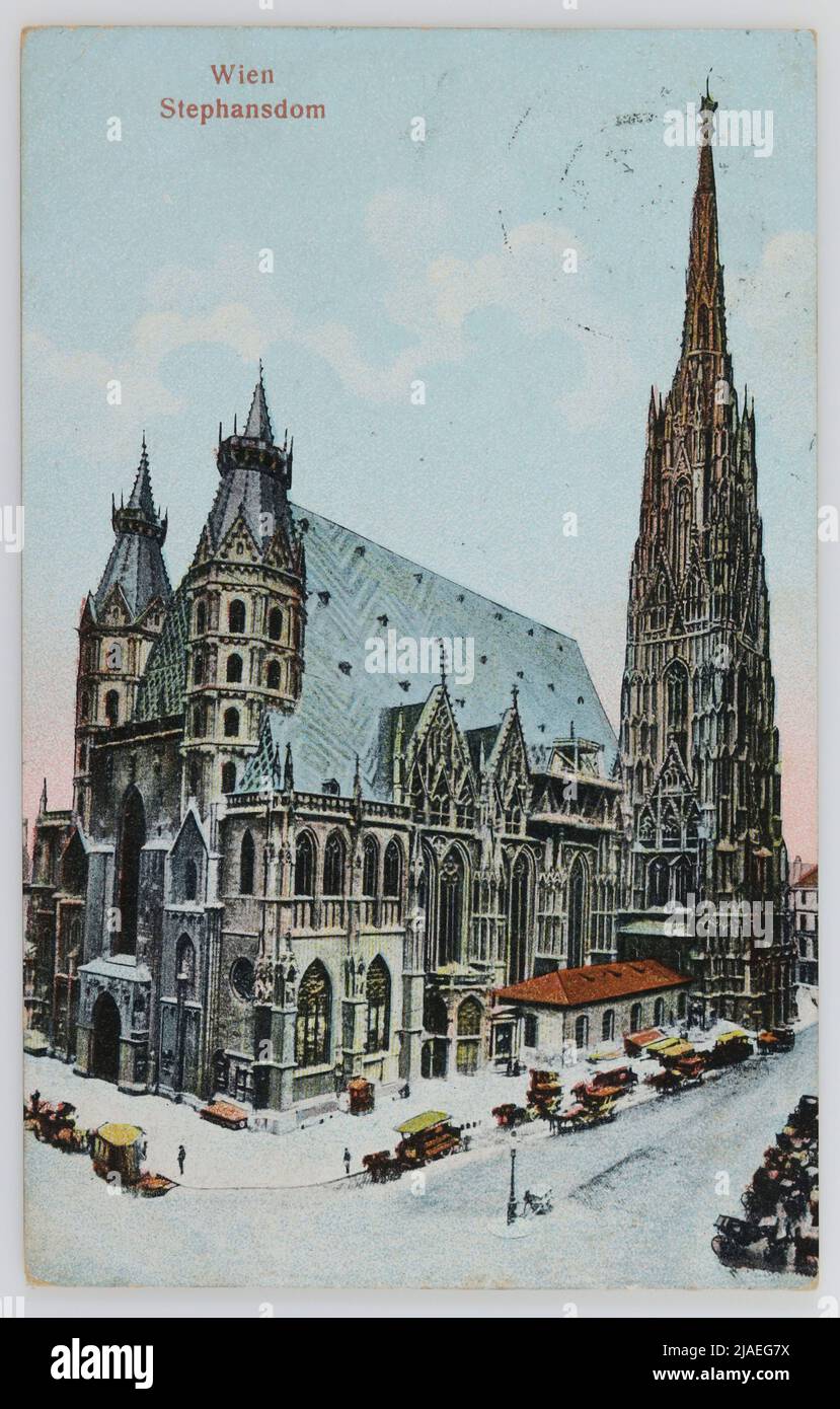 Vienna Stephansdom. Brothers Kohn KG (B. K. W. I.), producer Stock Photo Alamy