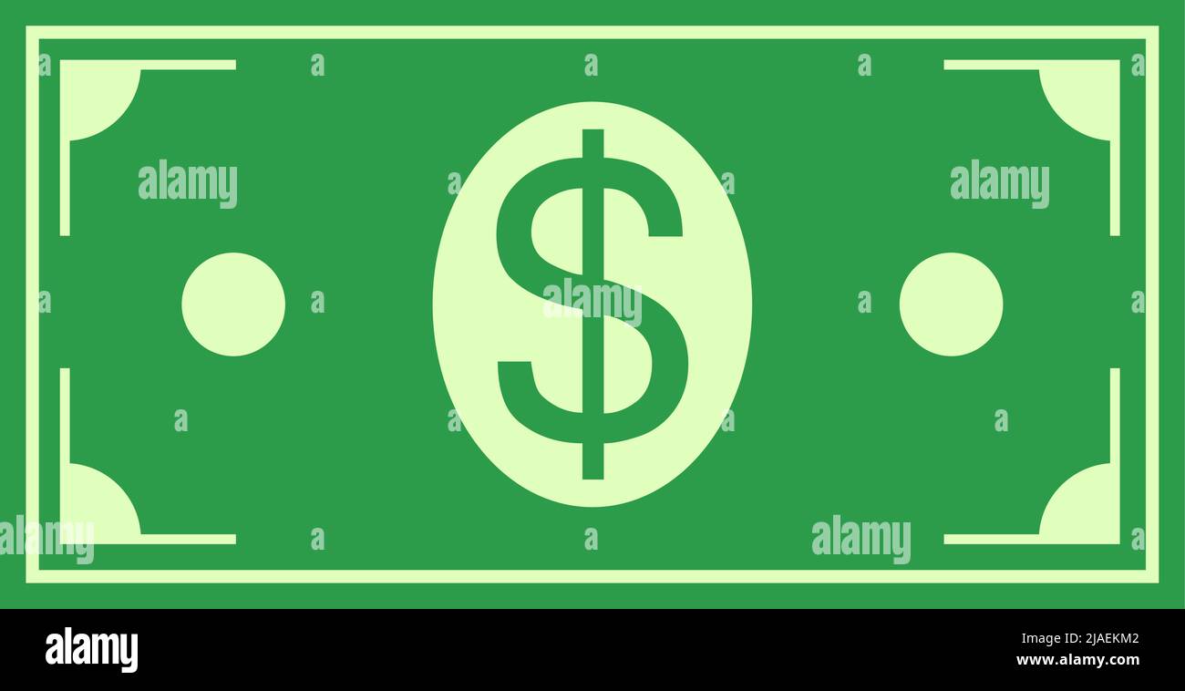 Icons money dollar, flat bundle cash symbol money payment pay Stock Vector