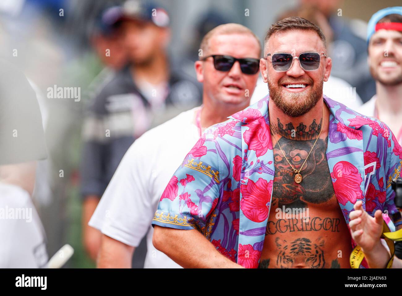 Pictures: Conor McGregor in the best of spirits while attending the Monaco  Grand Prix