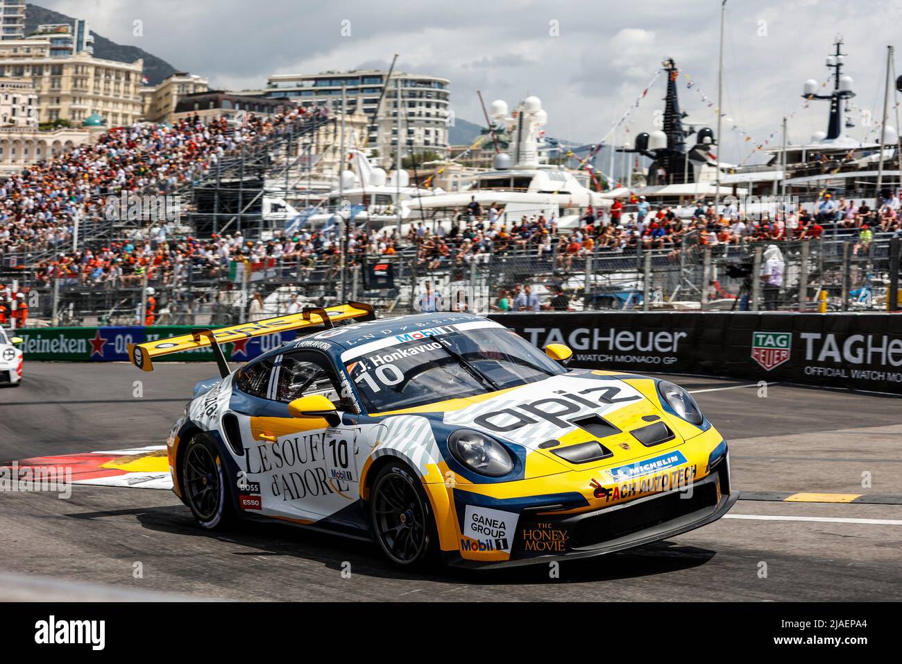 #10 Jukka Honkavuori (FIN, FACH AUTO TECH), Porsche Mobil 1 Supercup at Circuit de Monaco on May 29, 2022 in Monte-Carlo, Monaco. (Photo by HIGH TWO) Stock Photo