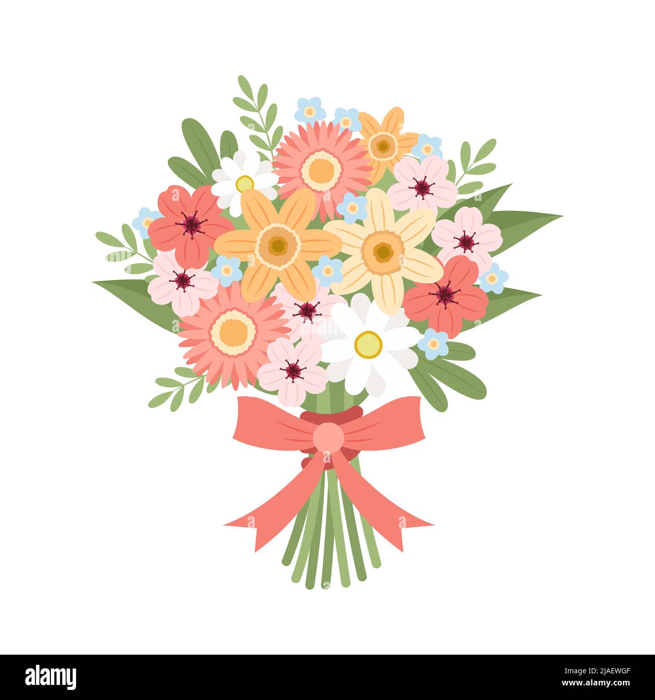Cartoon Bouquet Cartoon Flower PNG Images Free Photos PNG Stickers 