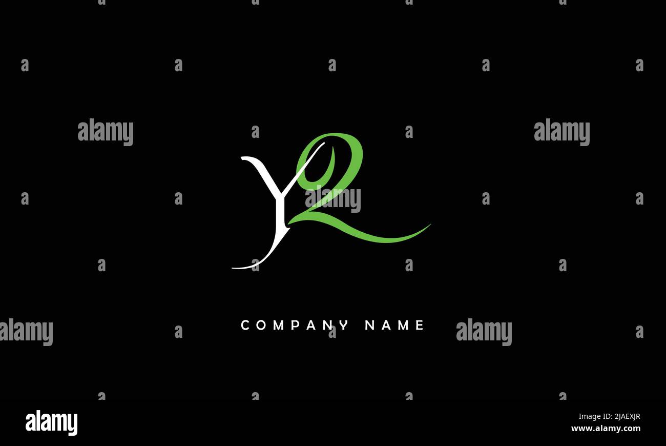 YQ, QY Alphabets Letters Logo Monogram Stock Vector