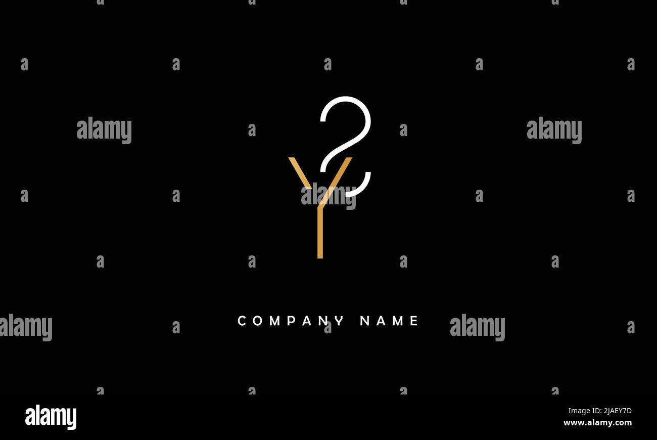 YS, SY Alphabets Letters Logo Monogram Stock Vector