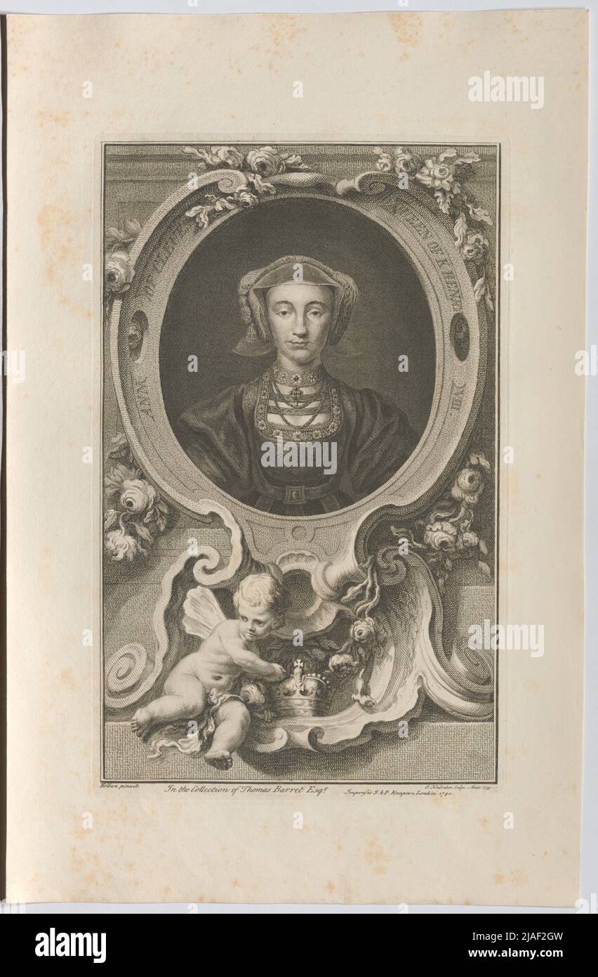 Ann of Cleves; Queen of K Henry VIII. ". Queen Anna von Kleve. Jakob Houbraken (16981780