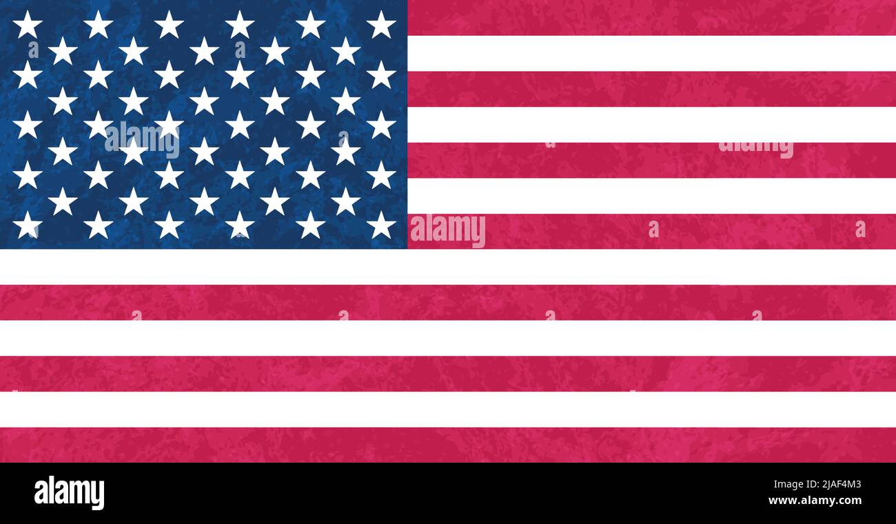 Official flag of the United States of America - Vector illustration ...