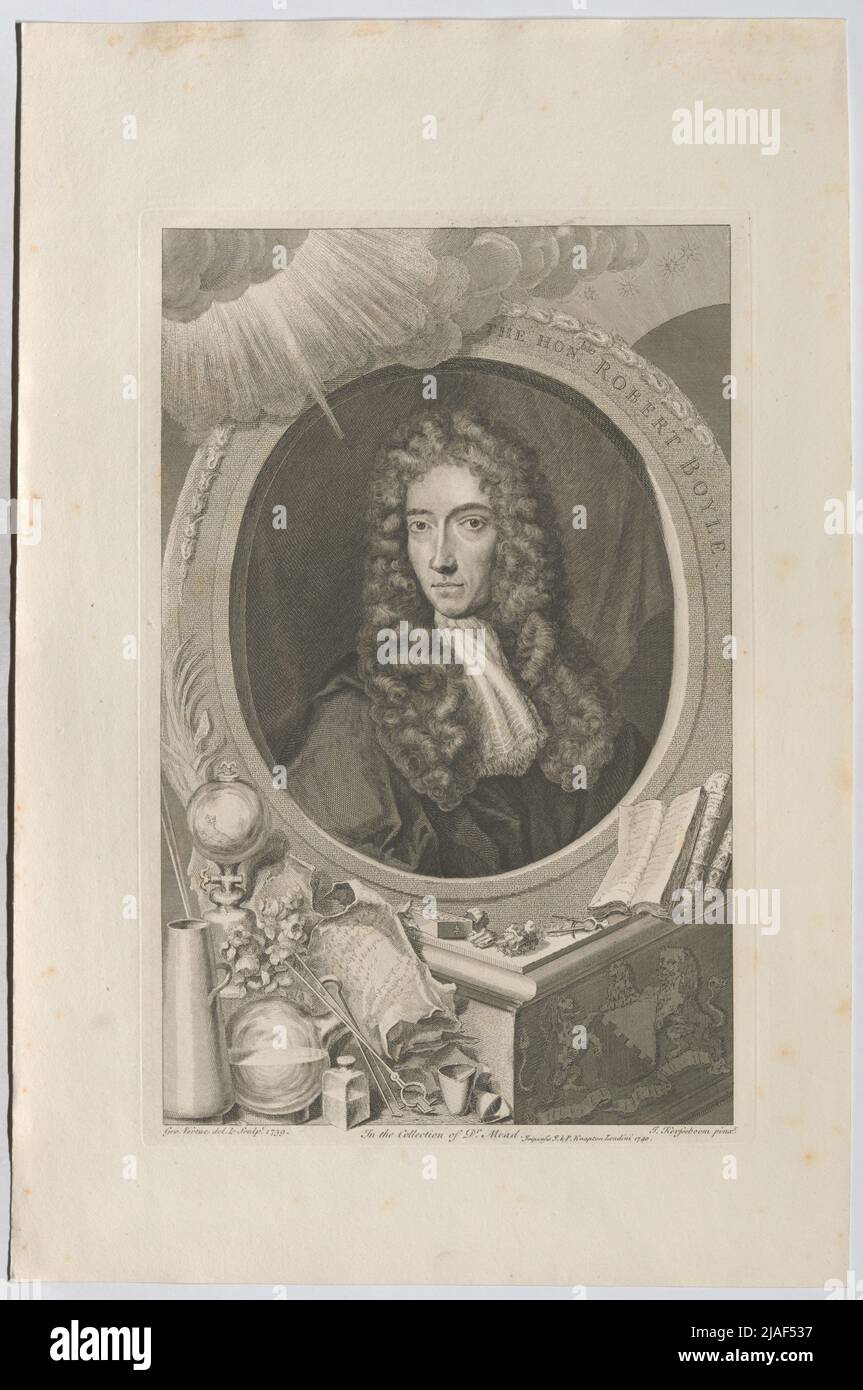 THE HON:ble ROBERT BOYLE". Robert Boyle. George Vertue (1684—1756 ...