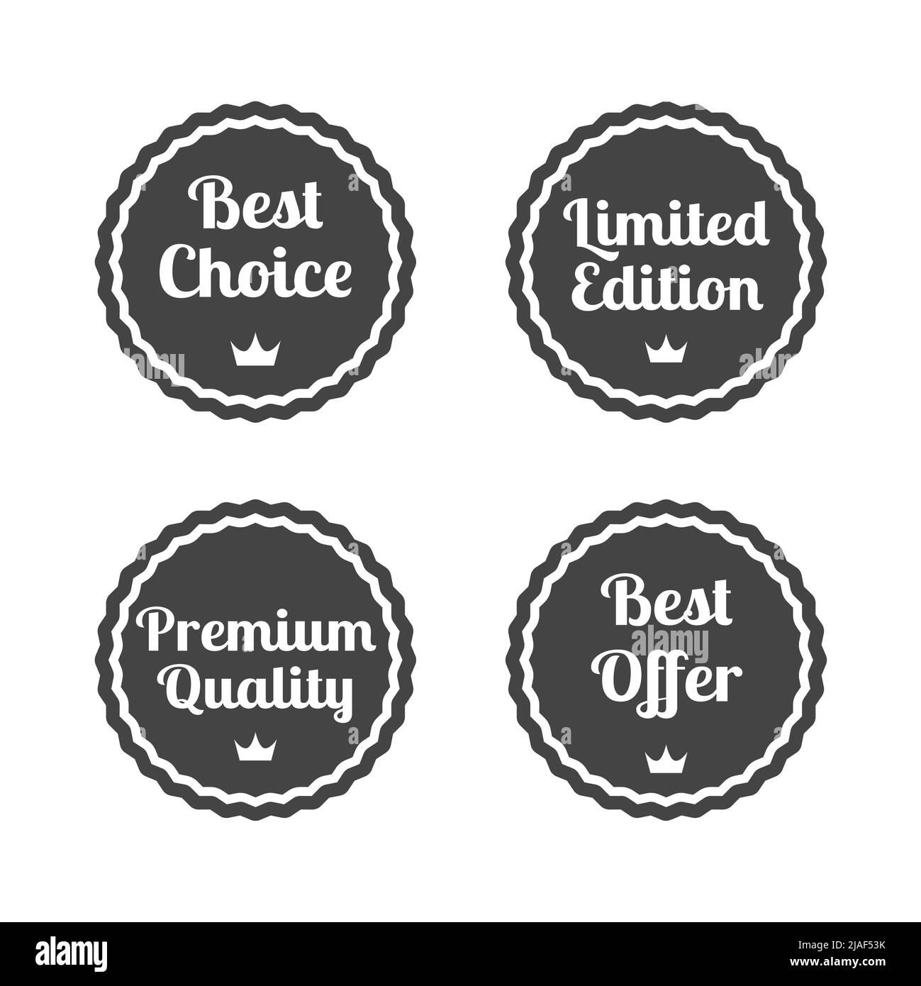 Premium quality and limited edition label badge set. Original product