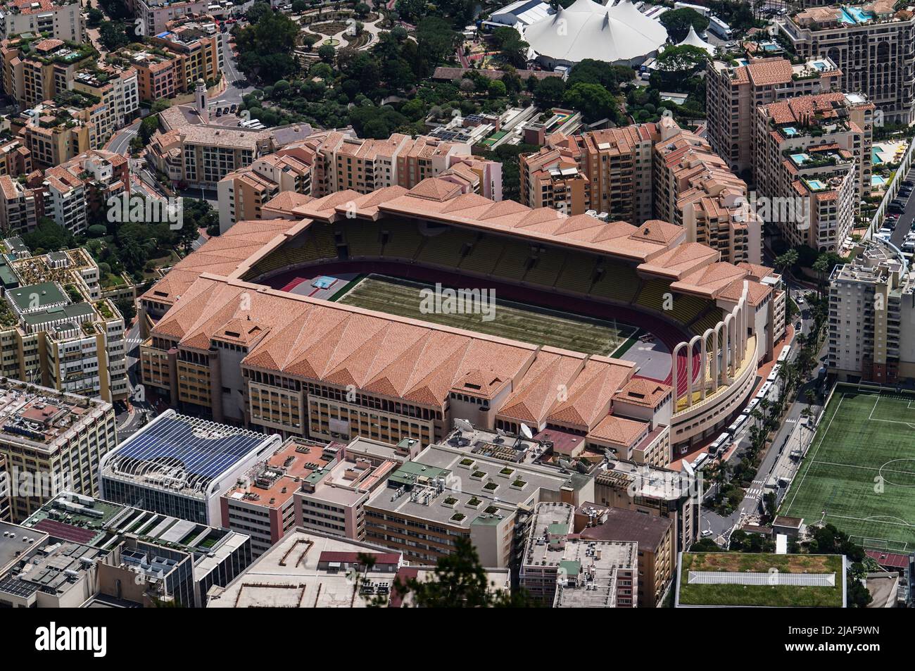 A general view of Stade Louis II home of AS Monaco Stock Photo - Alamy