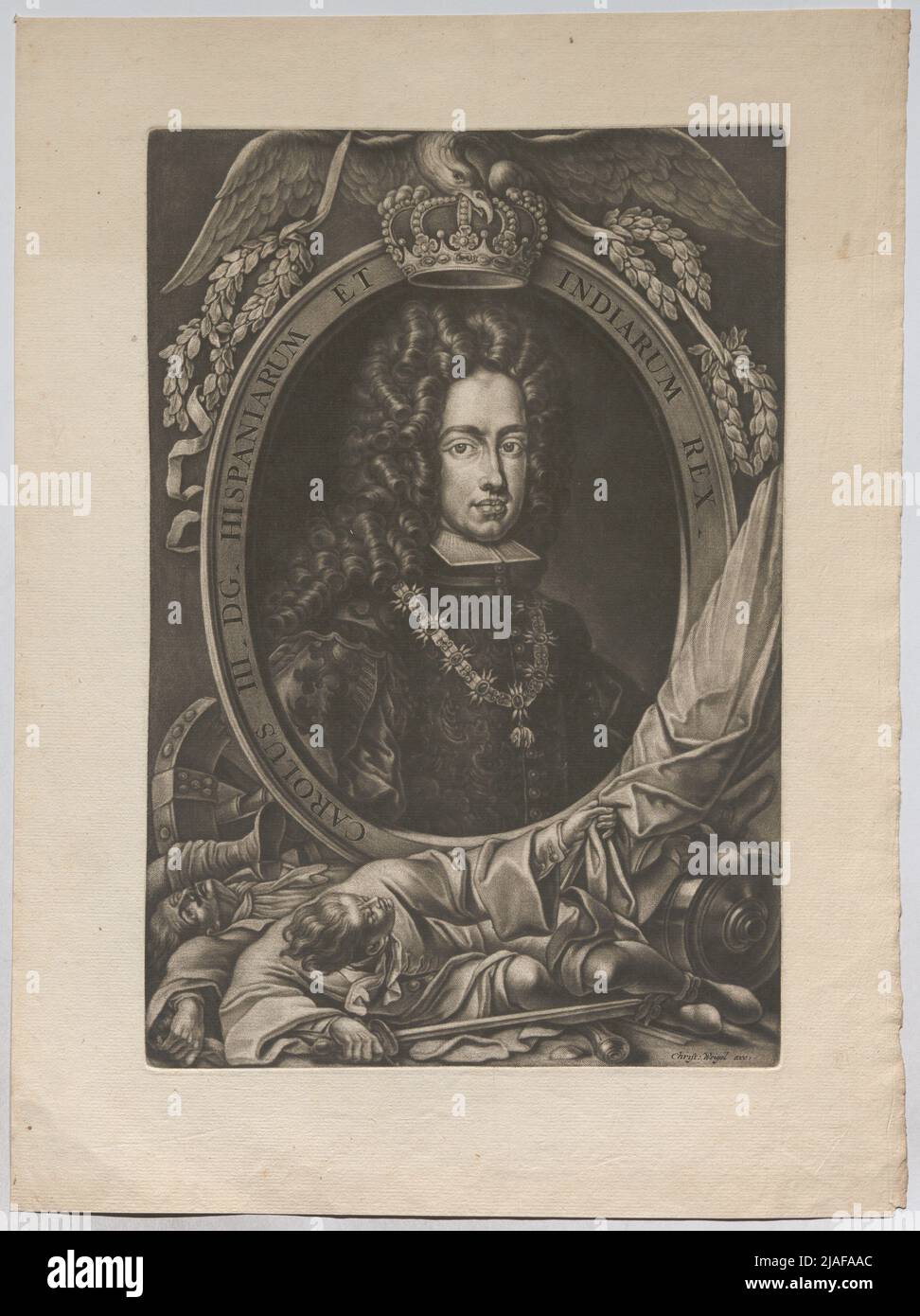 Carolus III. DG. Hispaniarum et Indiarum Rex. 