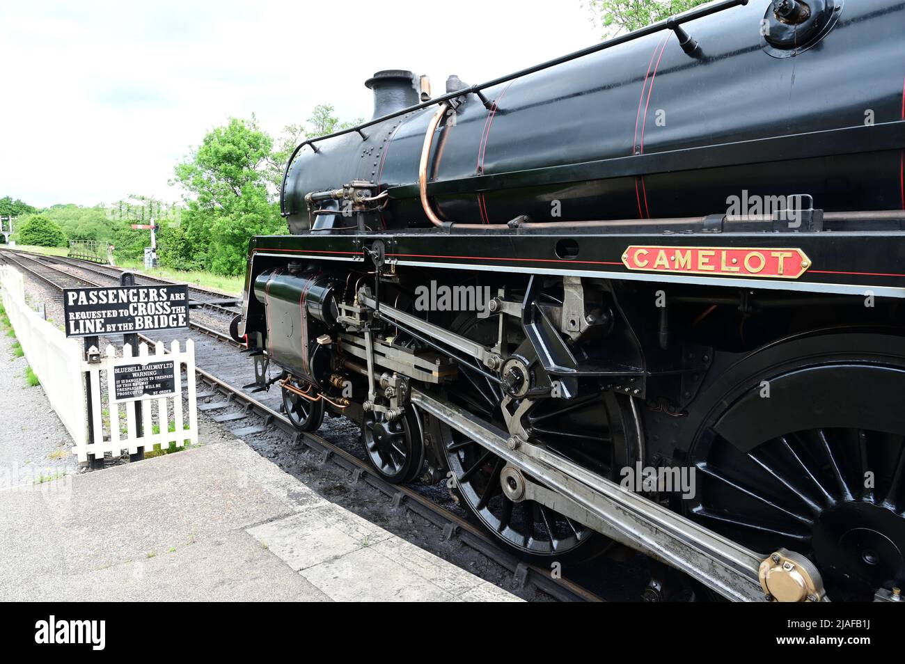Sheffield Park, West Sussex, UK-May 29 2022: BR Standard Class 5 73082 ...