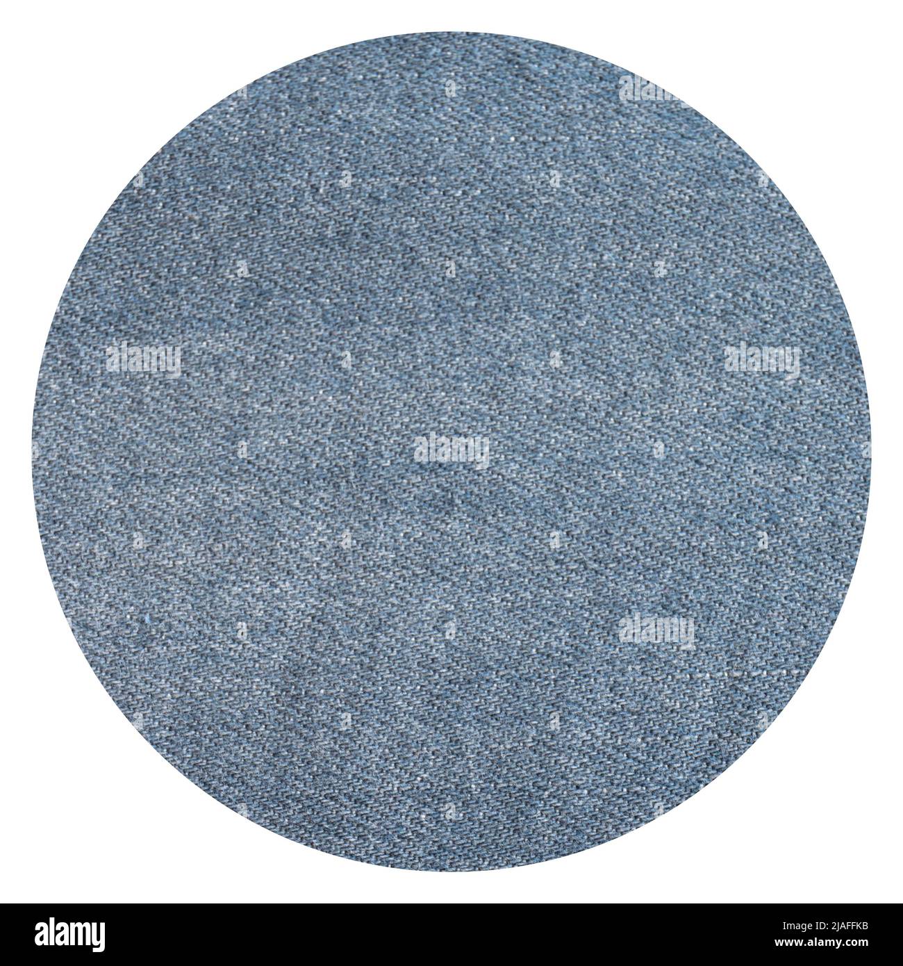 Seamless round blue denim cotton jeans fabric texture background and ...