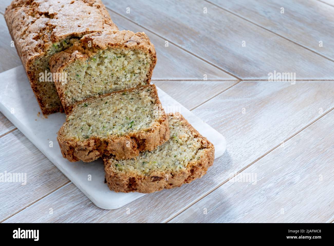 Fresh zucchini bread Stock Photo Alamy