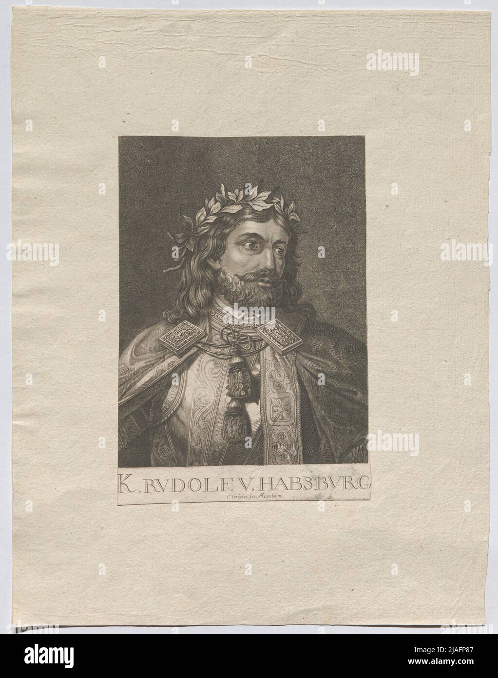 K. Rudolf. V. Habsburg ". Rudolf I. (or Rudolf von Habsburg), German