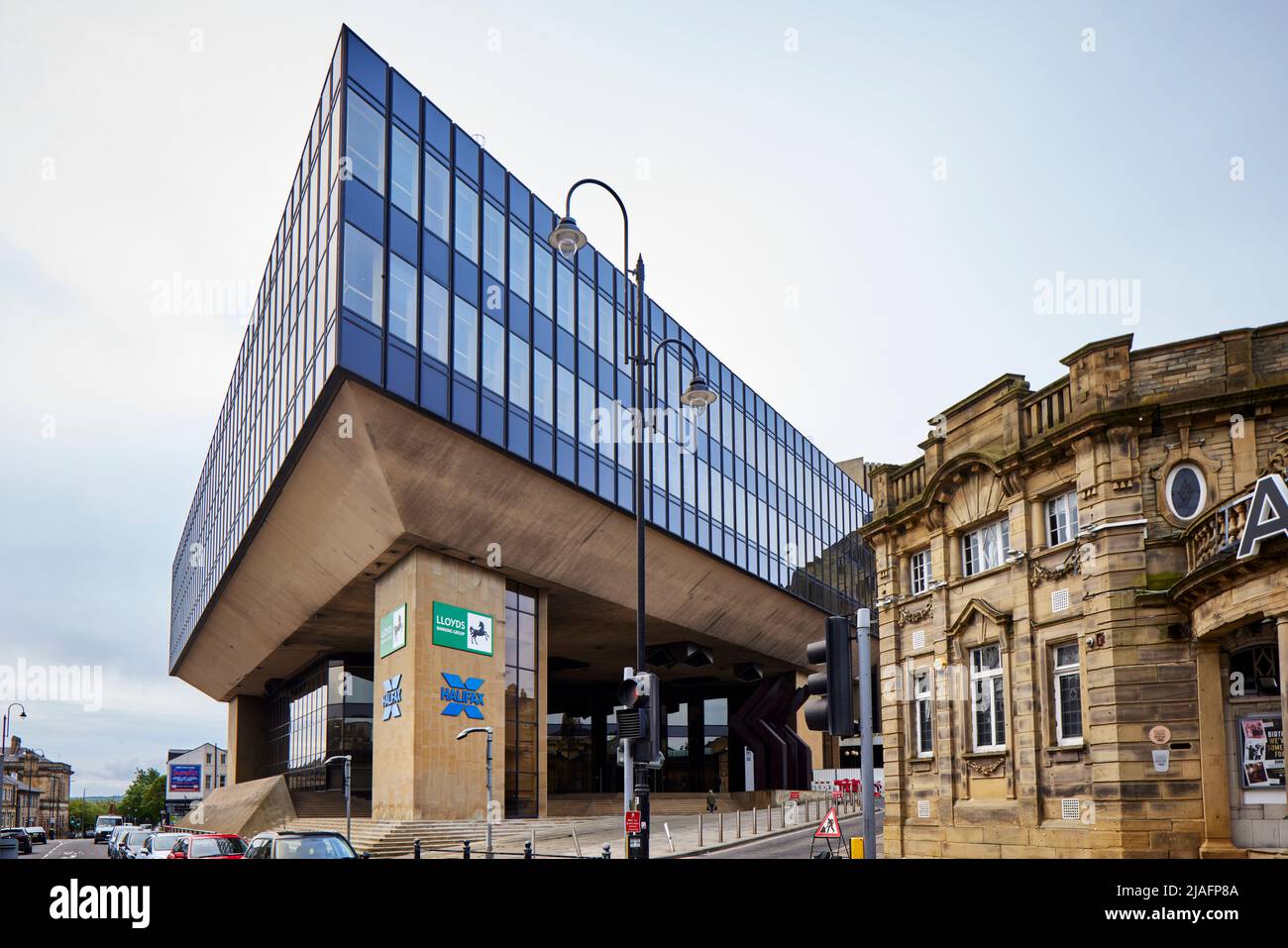 Halifax West Yorkshire, town centre Lloyds Banking Group Halifax Head Office Stock Photo Alamy
