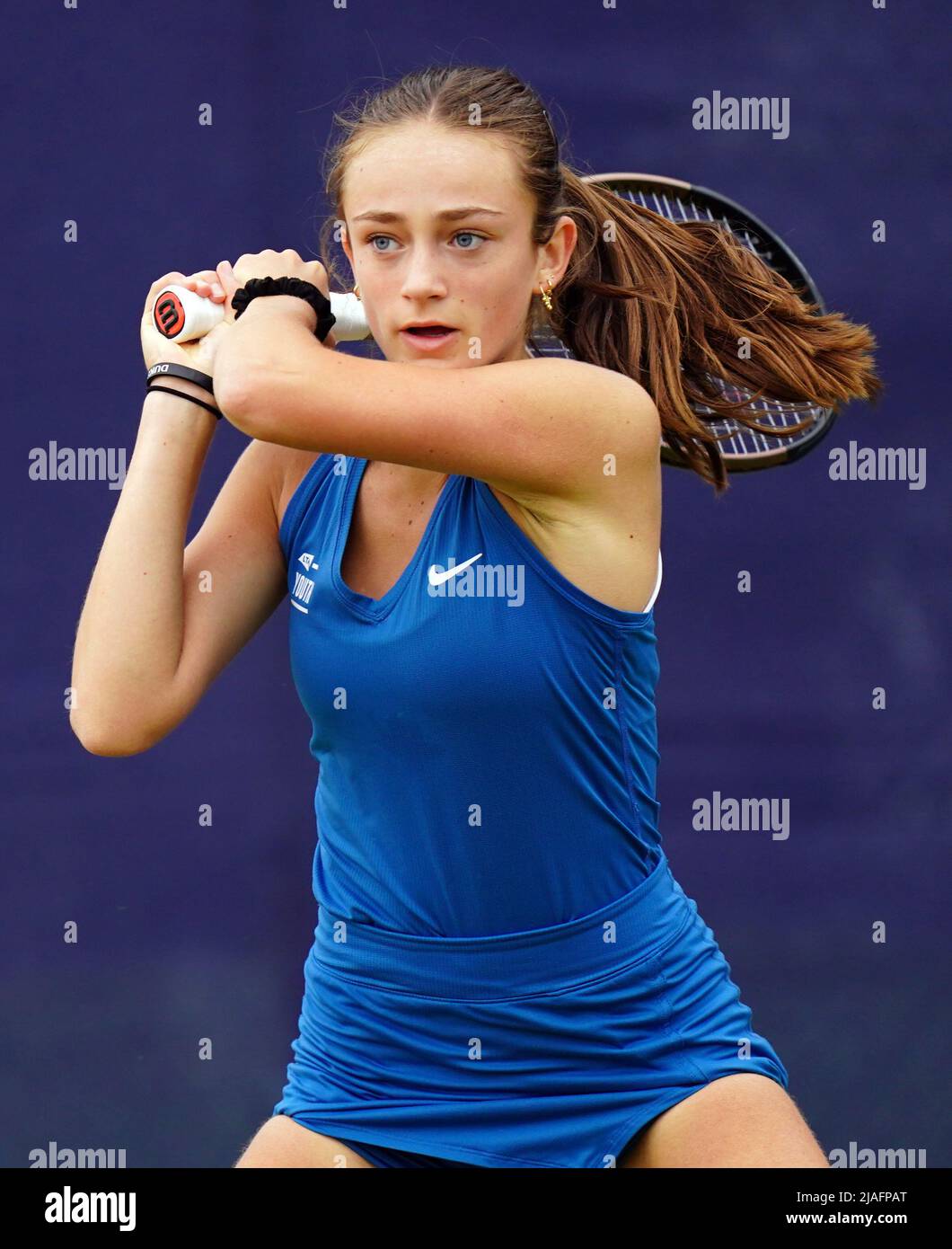 Isabelle Lacy during day two of the Surbiton Trophy, at Surbiton Racket and Fitness Club
