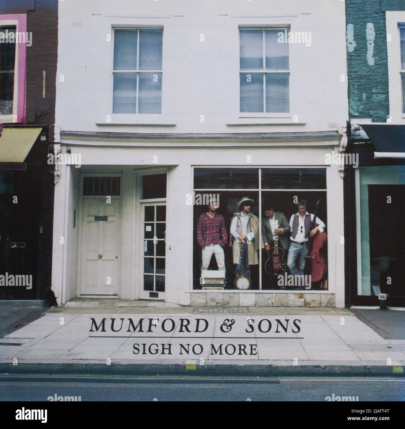 The cd album cover to, Sigh No More by Mumford and Sons Stock Photo