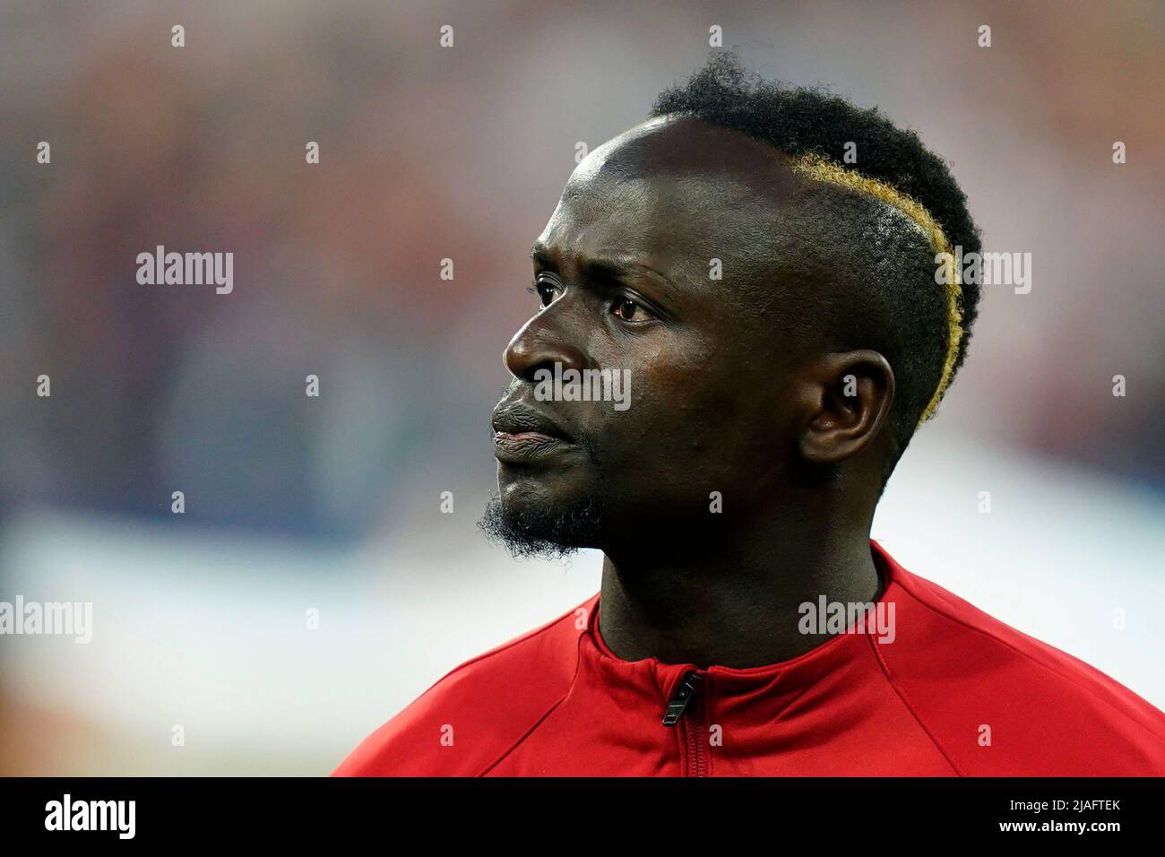 Sadio Mane of Liverpool FC during the UEFA Champions League Final match between Liverpool FC and Real Madrid played at Stade de France on May 28, 2022 in Paris, France. (Photo / Magma) Stock Photo