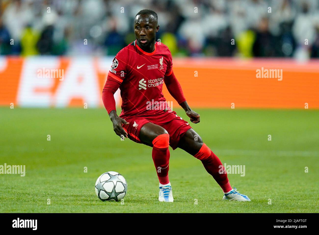 Naby Keith of Liverpool FC during the UEFA Champions League Final match between Liverpool FC and Real Madrid played at Stade de France on May 28, 2022 in Paris, France. (Photo / Magma) Stock Photo