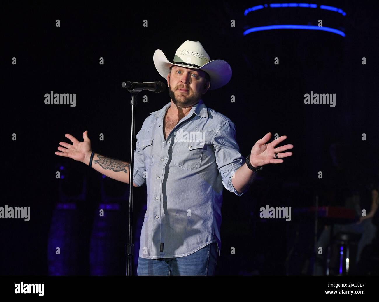 POMPANO BEACH FL MAY 29 Justin Moore performs at The Pompano Beach