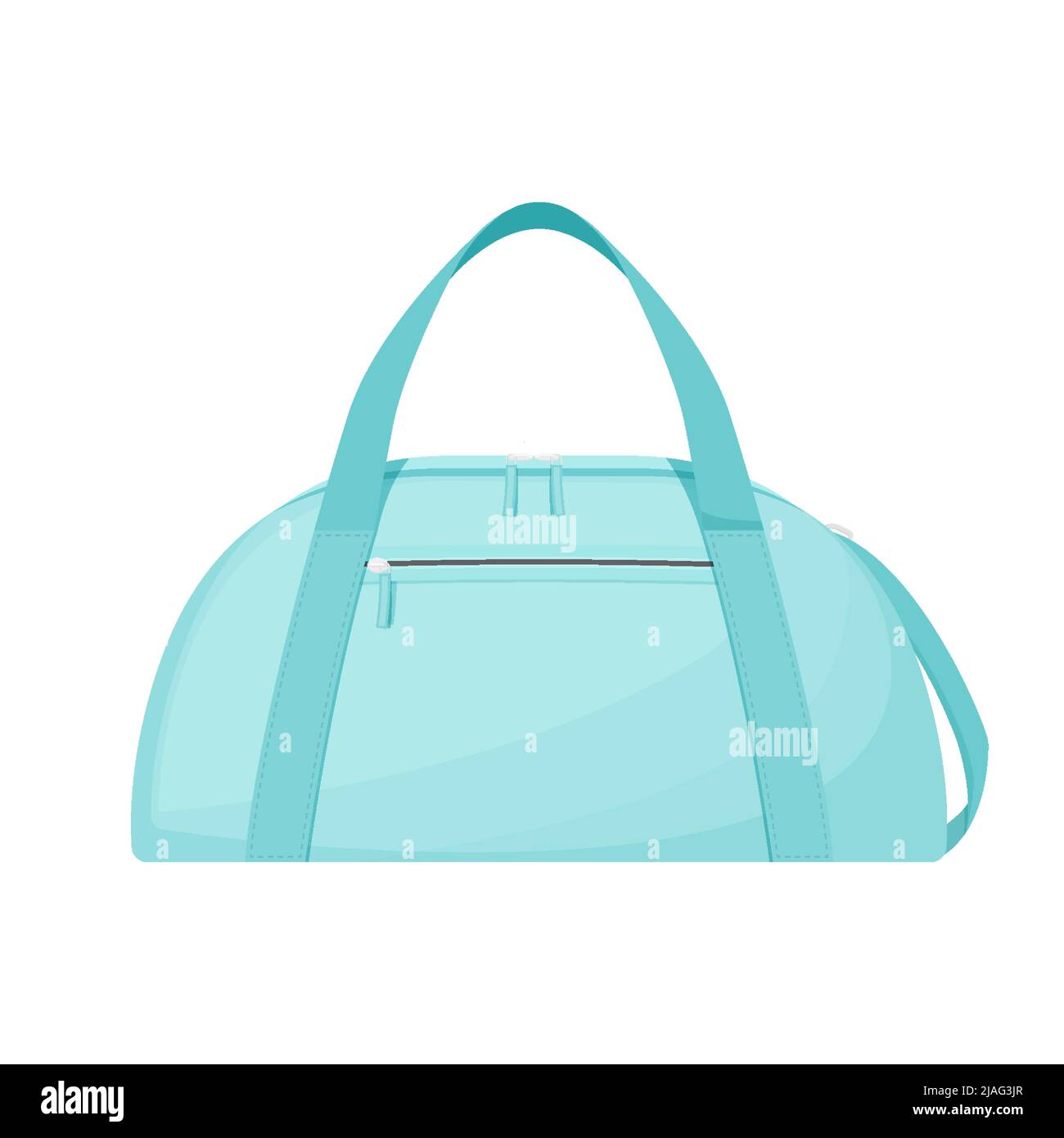 Sport bag for sportswear and equipment. Travel bag, sea bag icon ...
