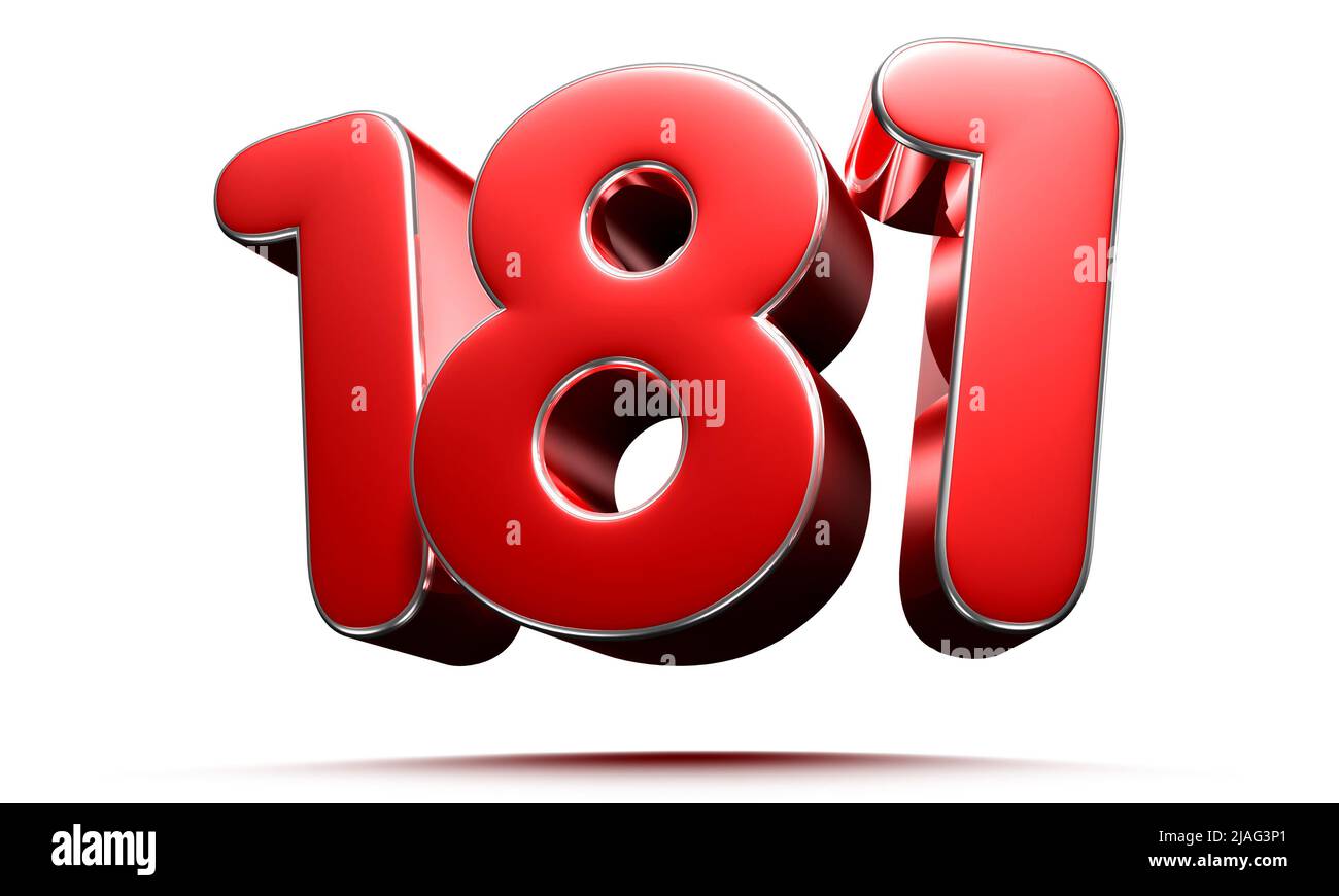 Number 181 Cut Out Stock Images & Pictures - Alamy
