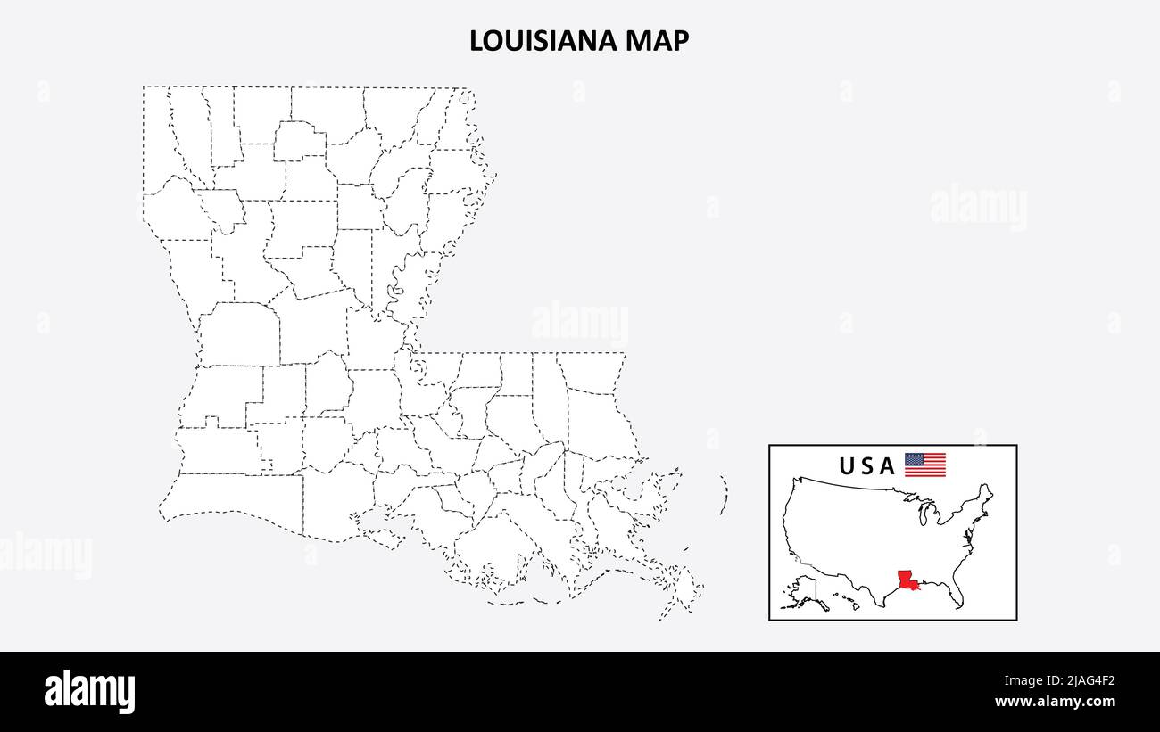 Louisiana Map District Map Of Louisiana In 2020 District Map Of Louisiana In Color With Capital 2JAG4F2 