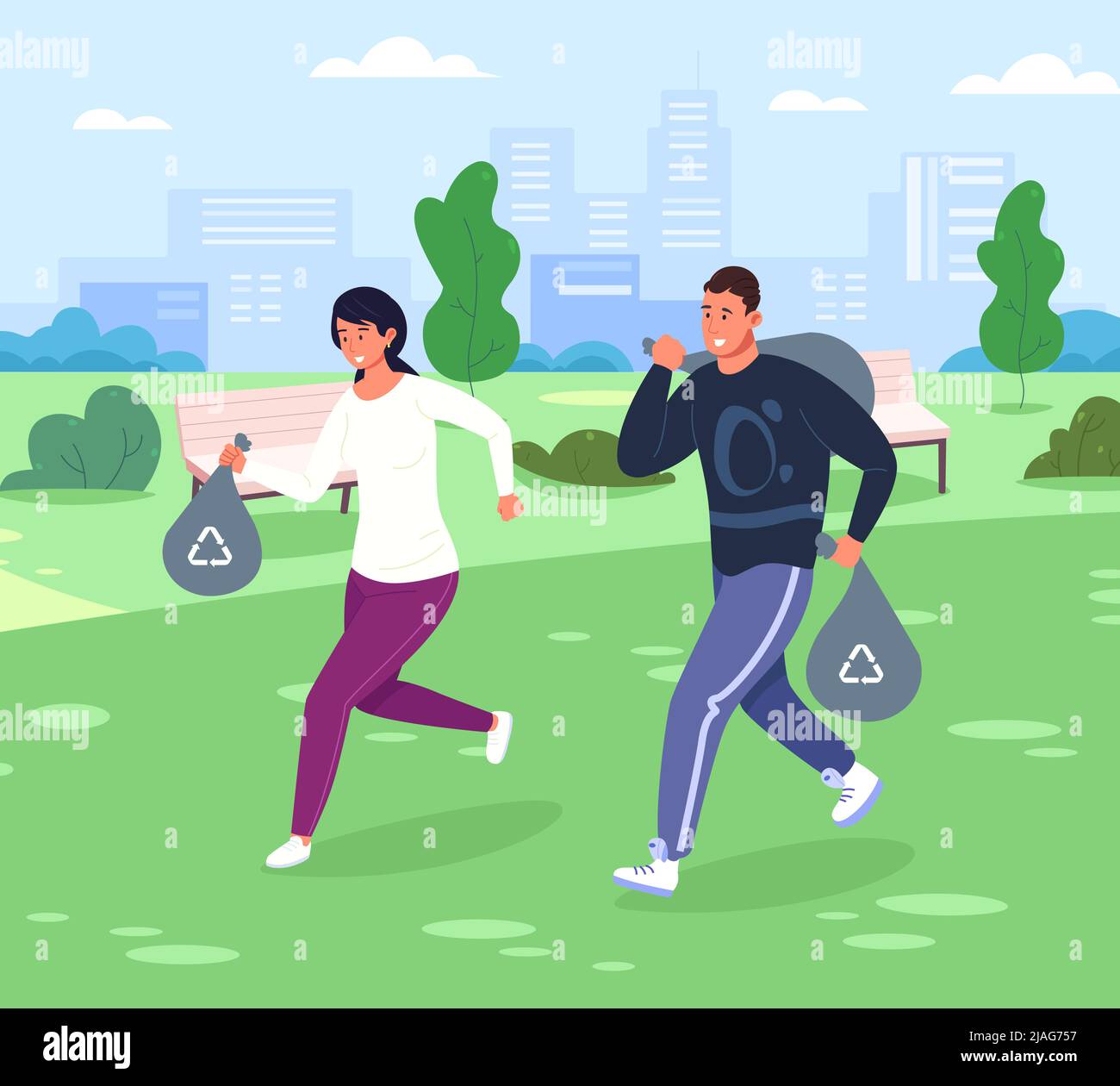 Female run litter Stock Vector Images - Alamy