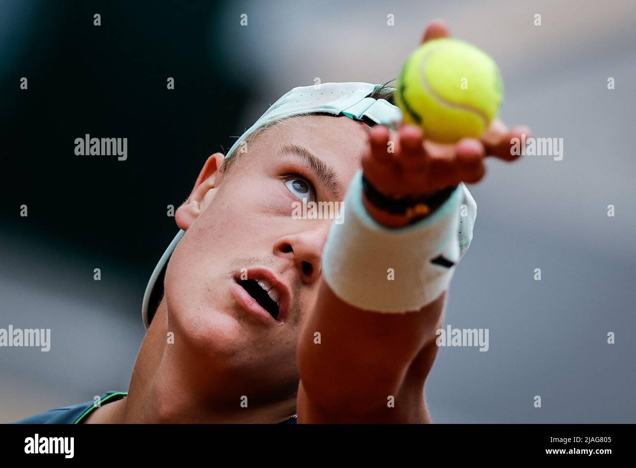 Holger RUNE of Denmark during the Day nine of Roland-Garros 2022 ...