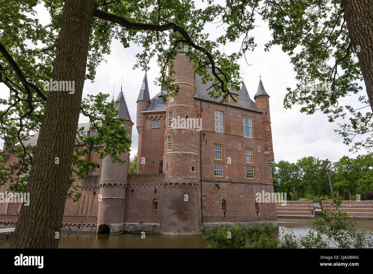 Castle Heeswijk, province Noord-Brabant in the Netherlands Stock Photo