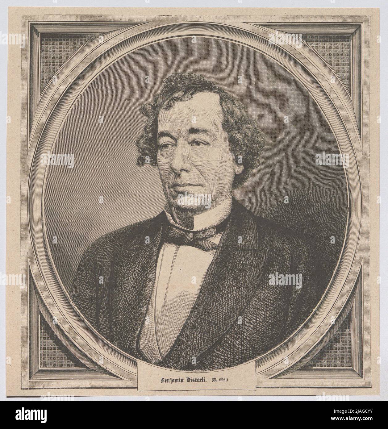 Benjamin Disraeli (from "leaves for the domestic circle"). Unknown