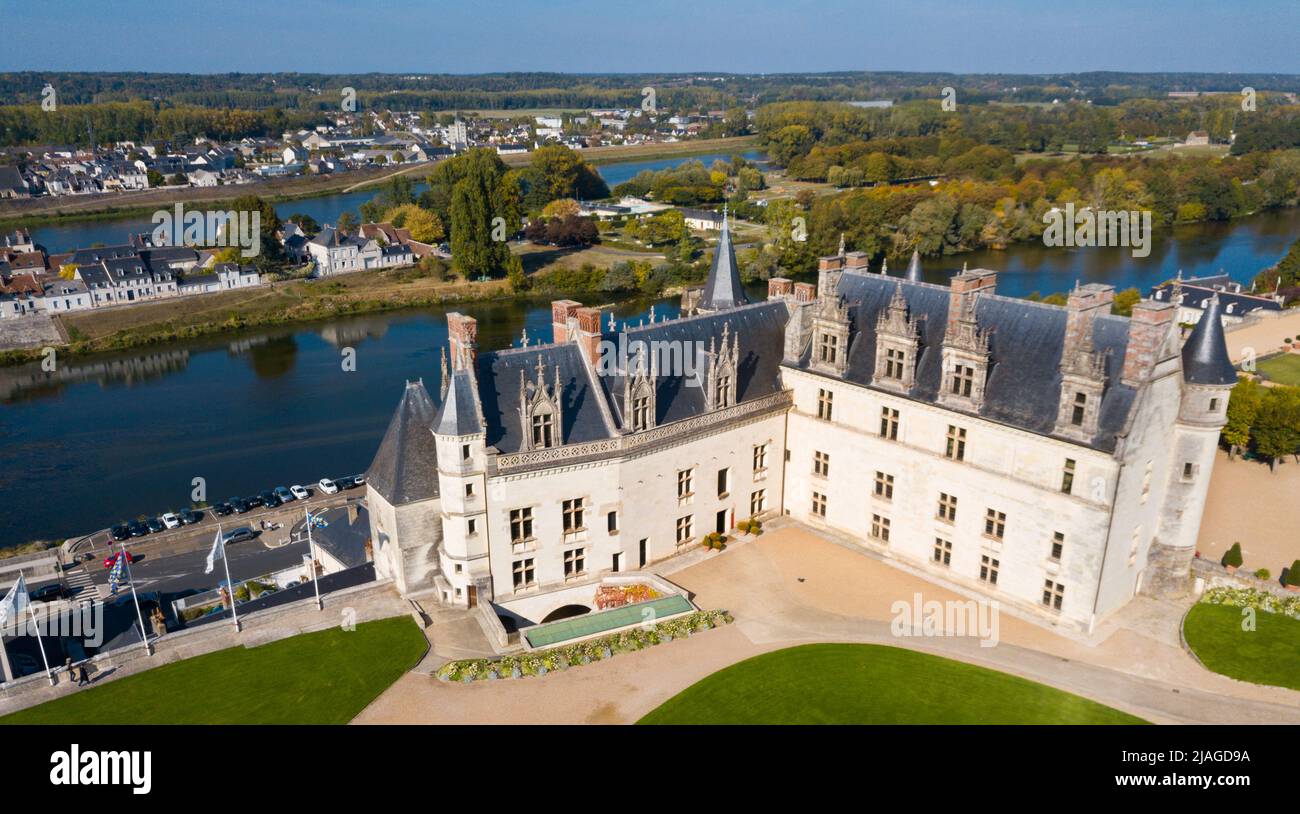 Royal Chateau in Amboise castle in Loire valley Stock Photo Alamy