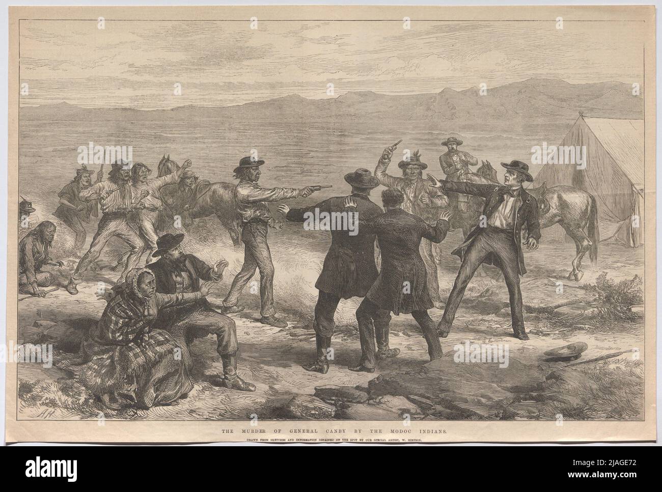 The Murder of General Canby by the Modoc Indians ". The murder of General Canby by ModocIndians