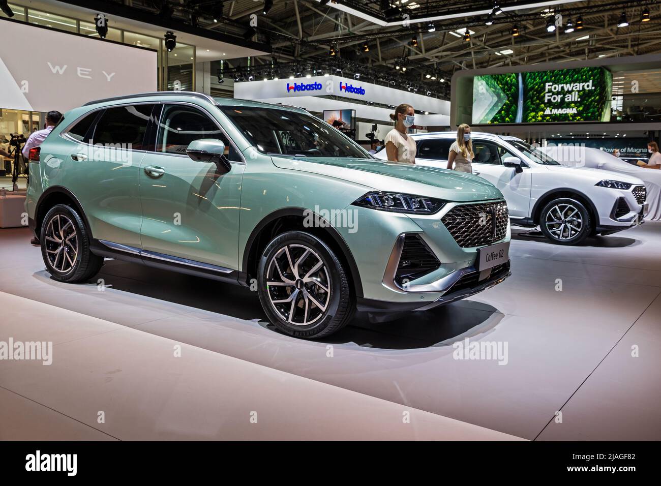 Great Wall Motors WEY Coffee 01 PHEV SUV car showcased at the IAA Mobility 2021 motor show in Munich, Germany - September 6, 2021. Stock Photo