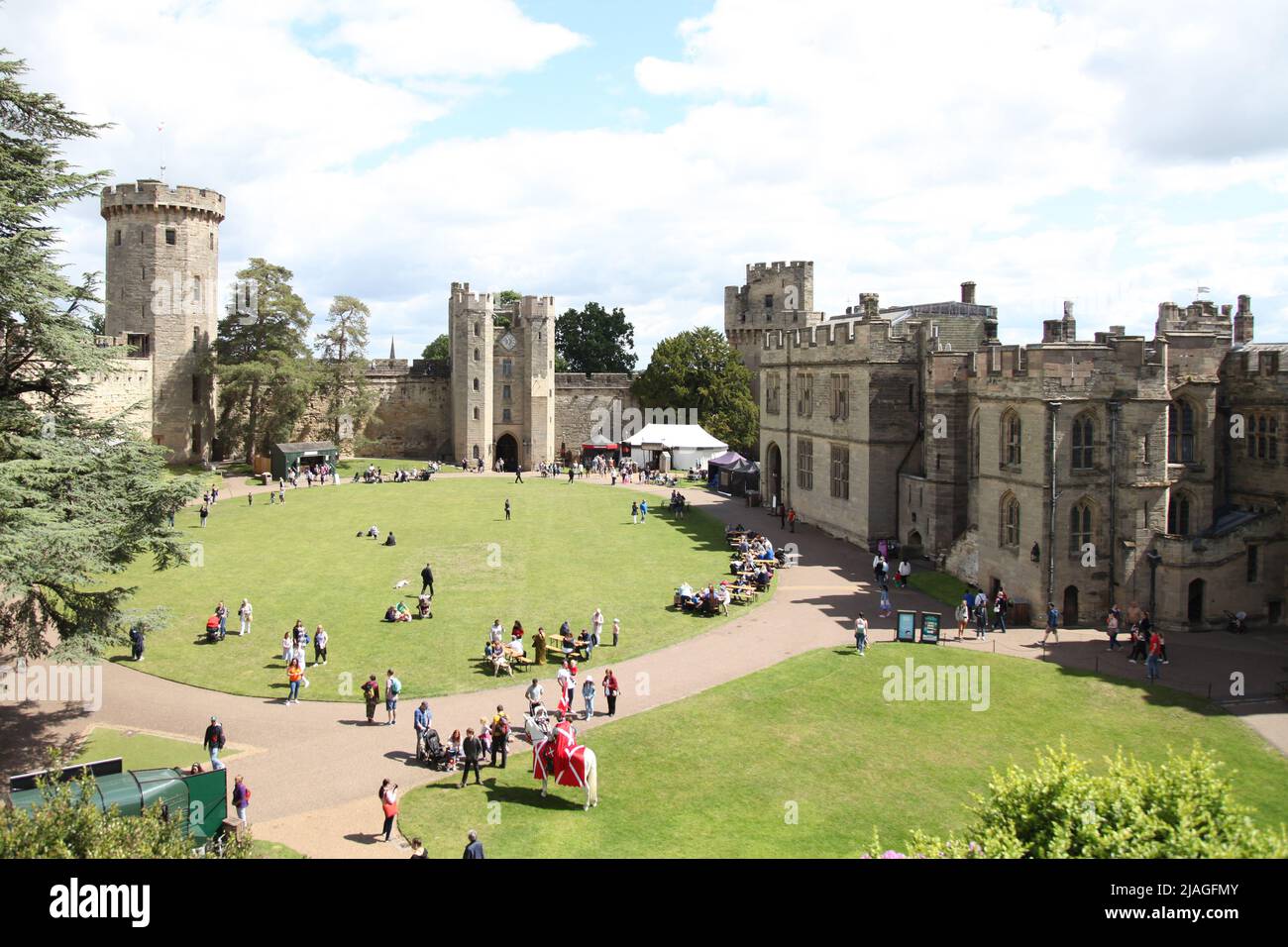 The Gatehouse at Warwick Castle, Warwickshire, West Midlands, England